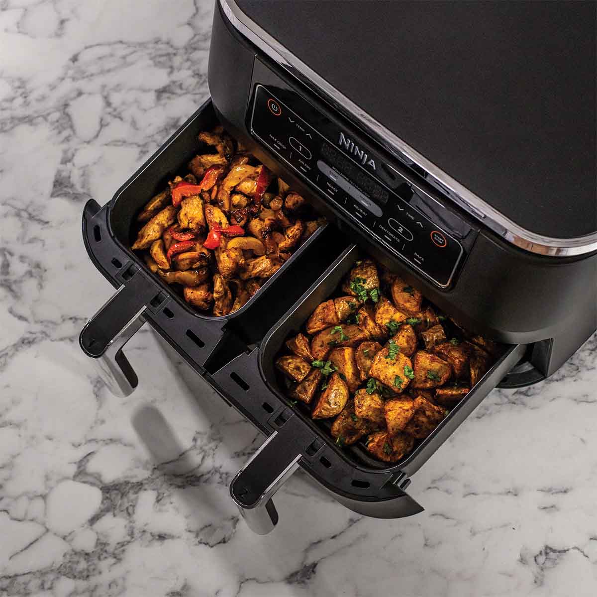 Ninja Foodi Dual Zone Heißluftfritteuse 7,6 Liter